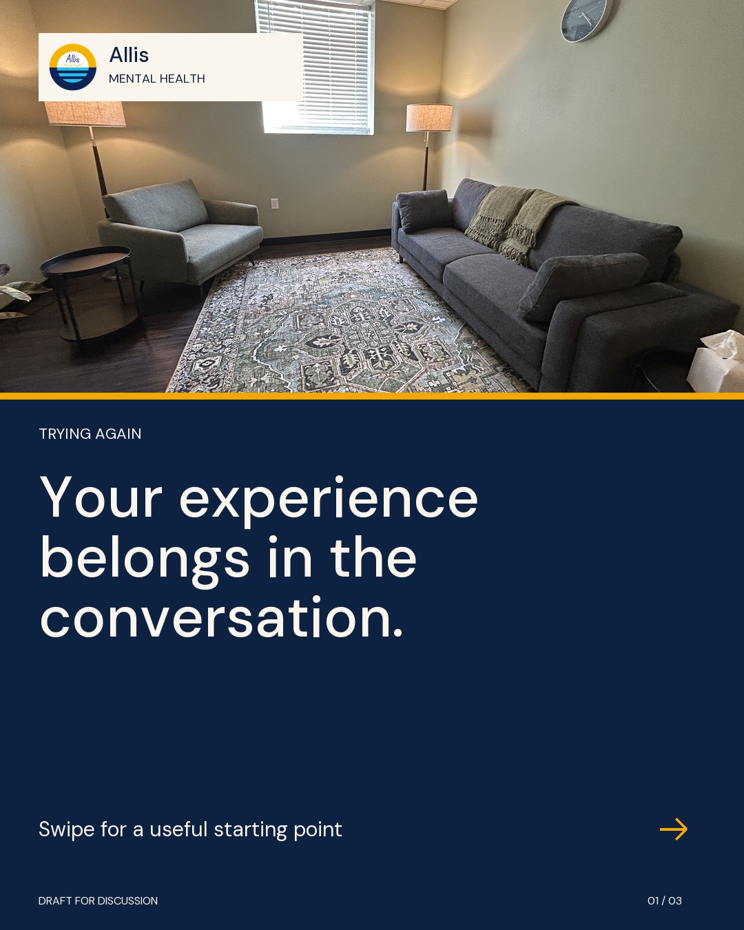 Allis carousel 1 of 3. Your experience belongs in the conversation.